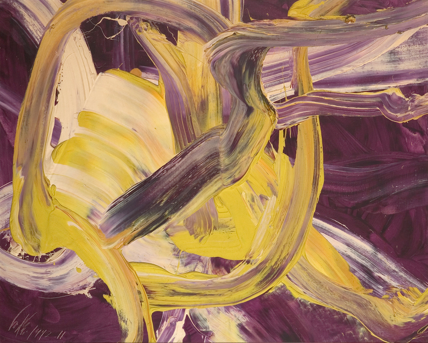 白髪一雄《作品》1972年 当館蔵