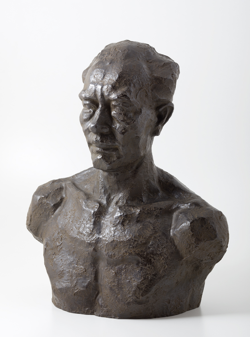 保田春彦《父の像》1951（昭和26）／2013（平成25）鋳造　ブロンズ　和歌山県立近代美術館蔵