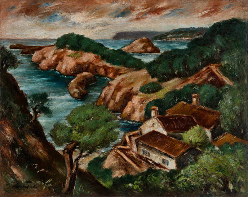 ヘンリー杉本 《カーメルハイランド海辺》 1937年　油彩、キャンバス　和歌山県立近代美術館蔵　Courtesy of Madeleine Sugimoto