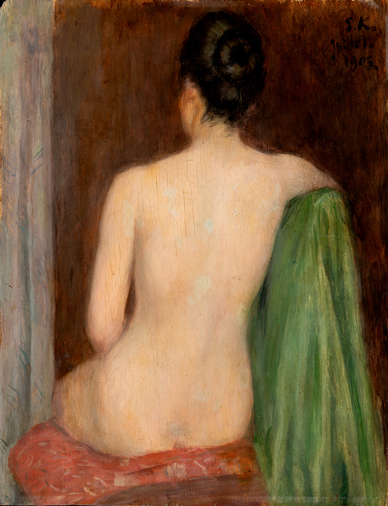 黒田清輝 《裸婦》 1903年　個人蔵