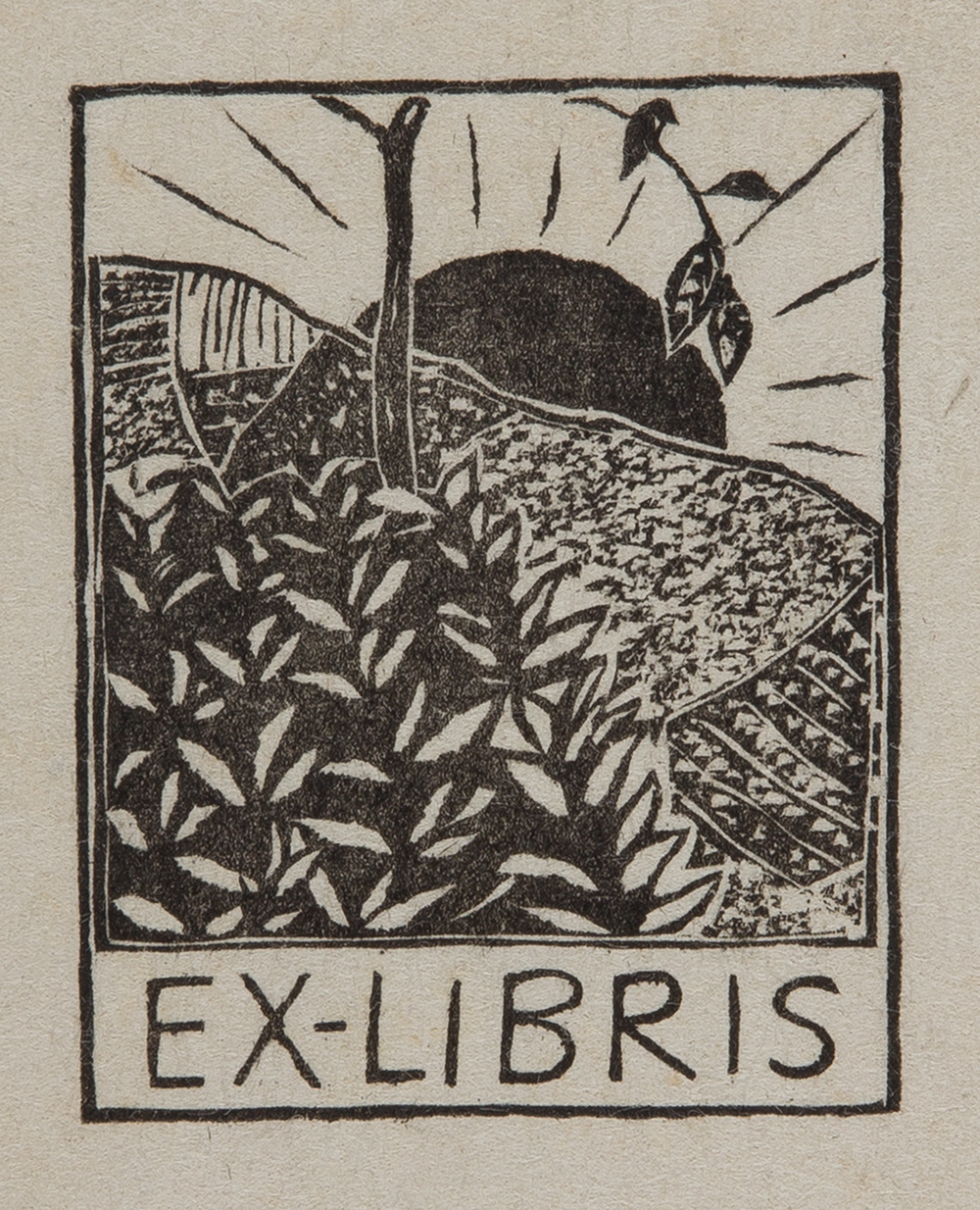香山小鳥《EX-LIBRIS》1912年頃　和歌山県立近代美術館蔵