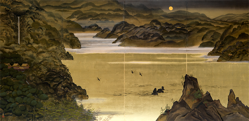 稗田一穗《渺渺熊野》1999年　当館蔵