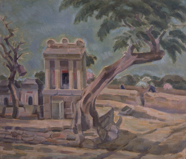 保田龍門《満州風景》1931年　和歌山県立近代美術館蔵