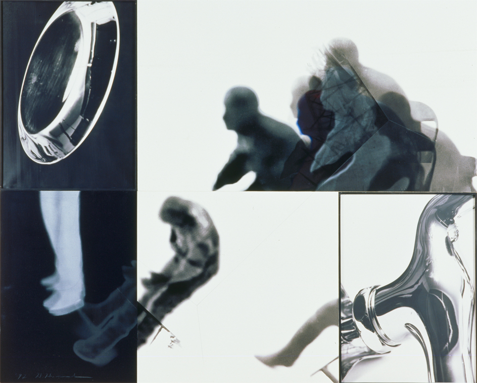 濱田弘明《Untitled '92-12》1992年</br>シルクスクリーン、写真、キャンバス　当館蔵