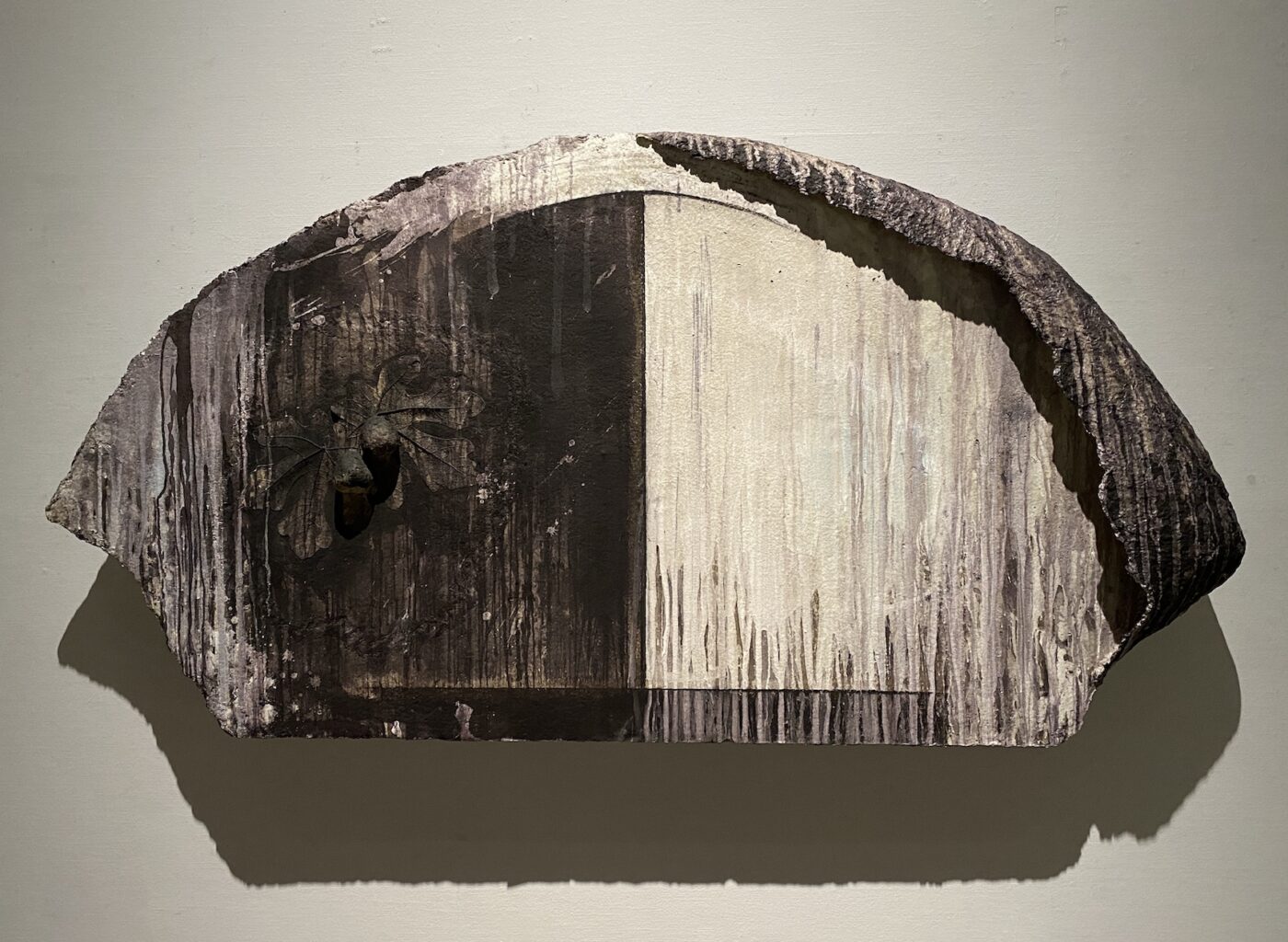 中川佳宣《果実あつめ I》1989年　アクリル絵具、再生紙　当館蔵