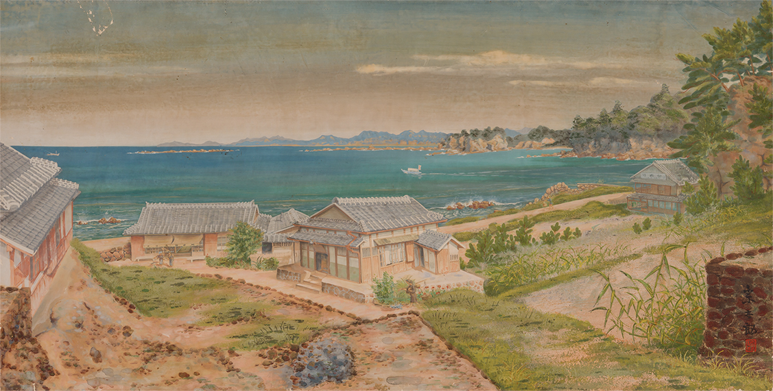作者不詳（宗太郎）《題不詳［白浜風景］》制作年不詳　当館蔵　
