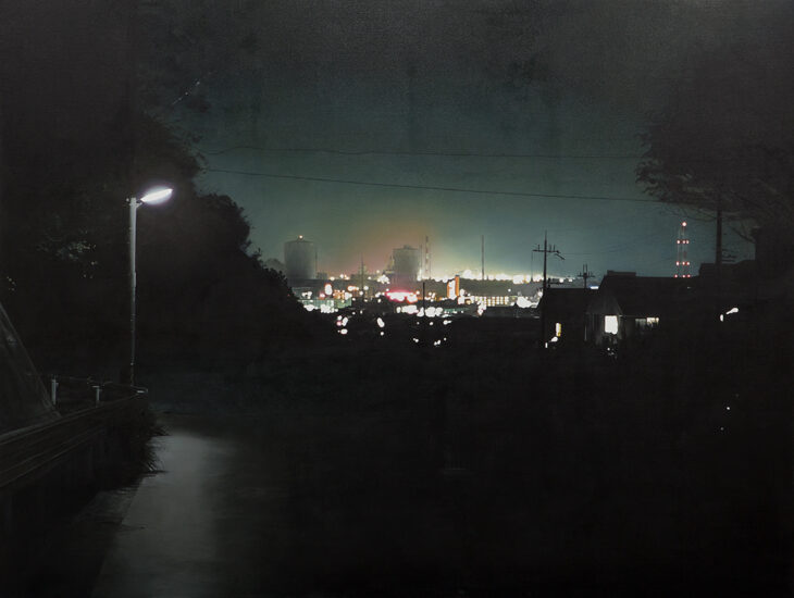 小柳裕《A View with the Steelworks》2014（平成26）　当館蔵