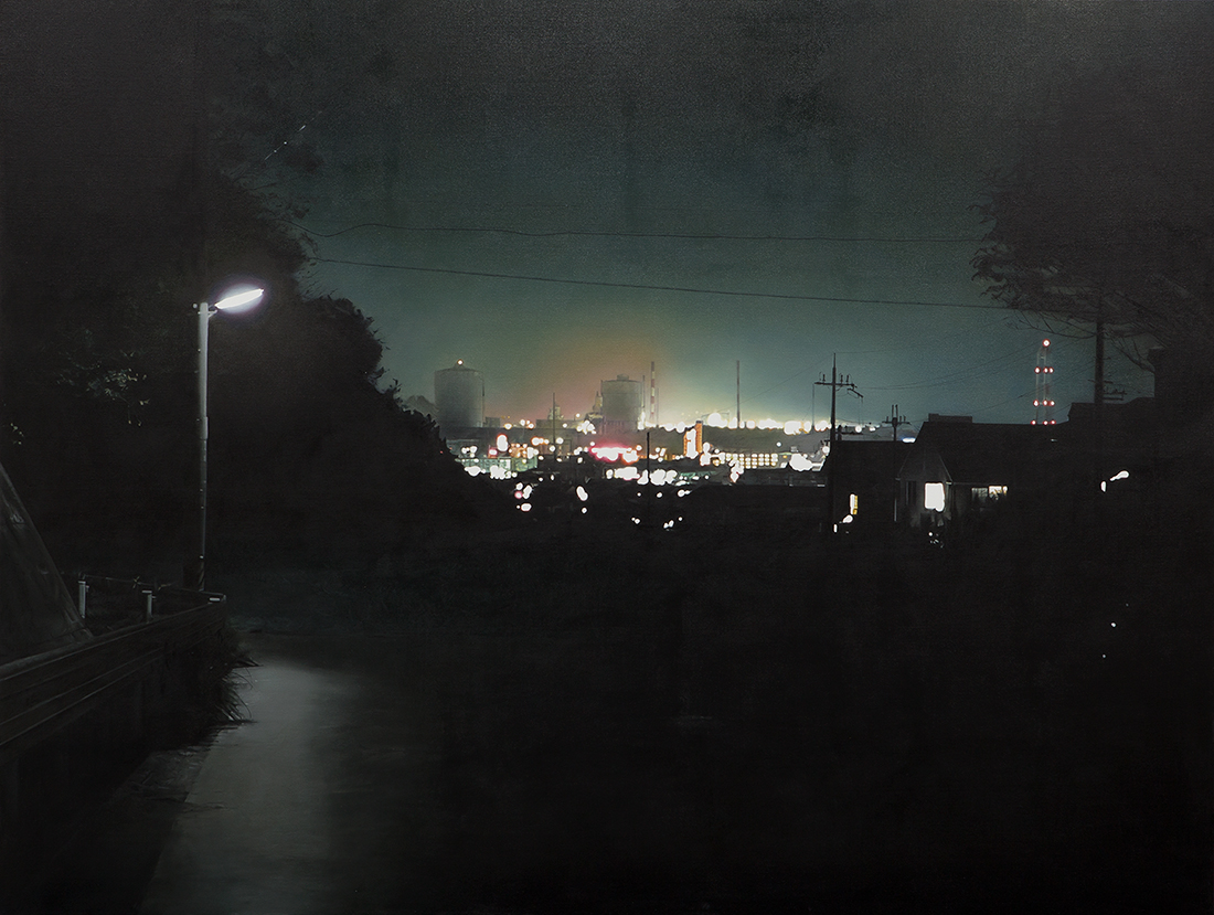 小柳裕《A View with the Steelworks》2014（平成26）　当館蔵