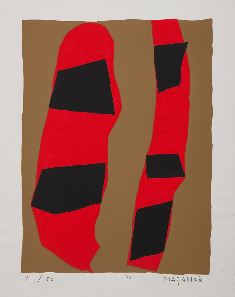 村井正誠《いもむし》1973年 当館蔵