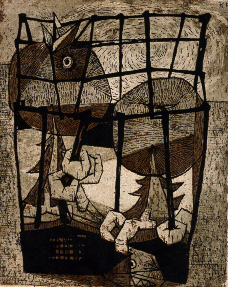 福井良之助《小さな世界》1957年 当館蔵